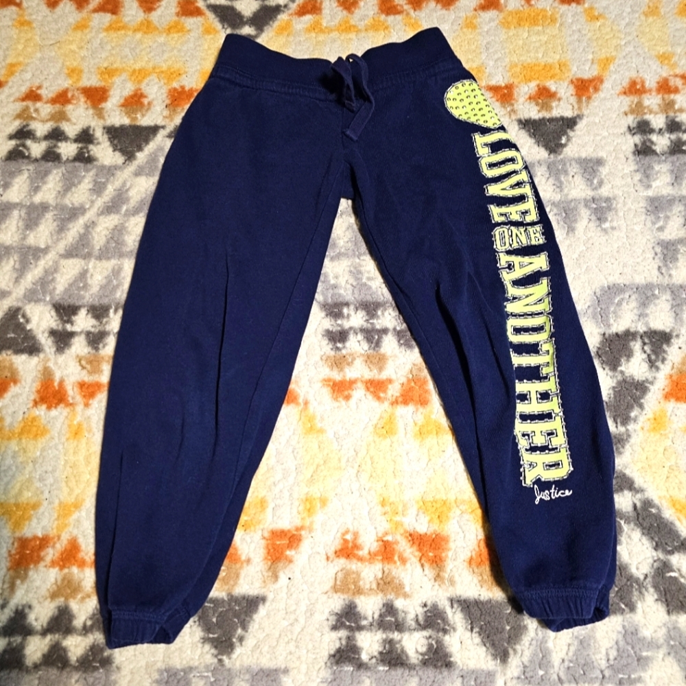 JUSTICE Sweats ♡ Love One Another ♡ Girls XS (Size 6)